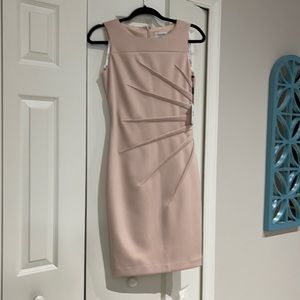 Calvin Klein Dress, blush, light pink, size 2, women dress